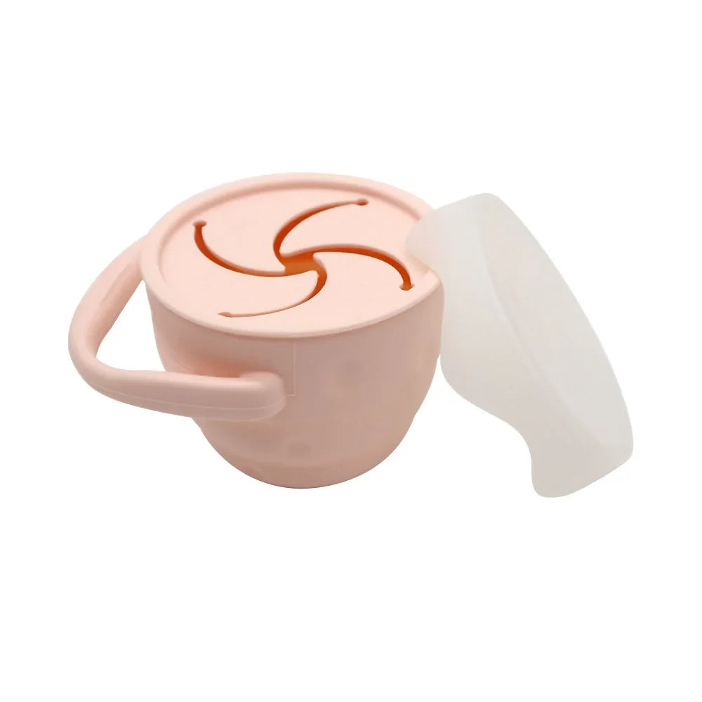 12 Color Baby Kids Silicone Snack Cup Food