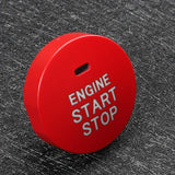 New Red Car Engine Start Stop Switch Cover