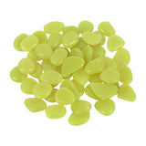 50Pcs 2cm Luminous Stones Garden Pebbles Glow In