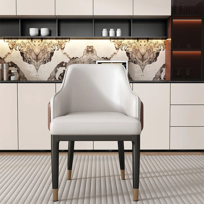 Italian Luxury Dining Chairs Leather Unique Hotel Terrace