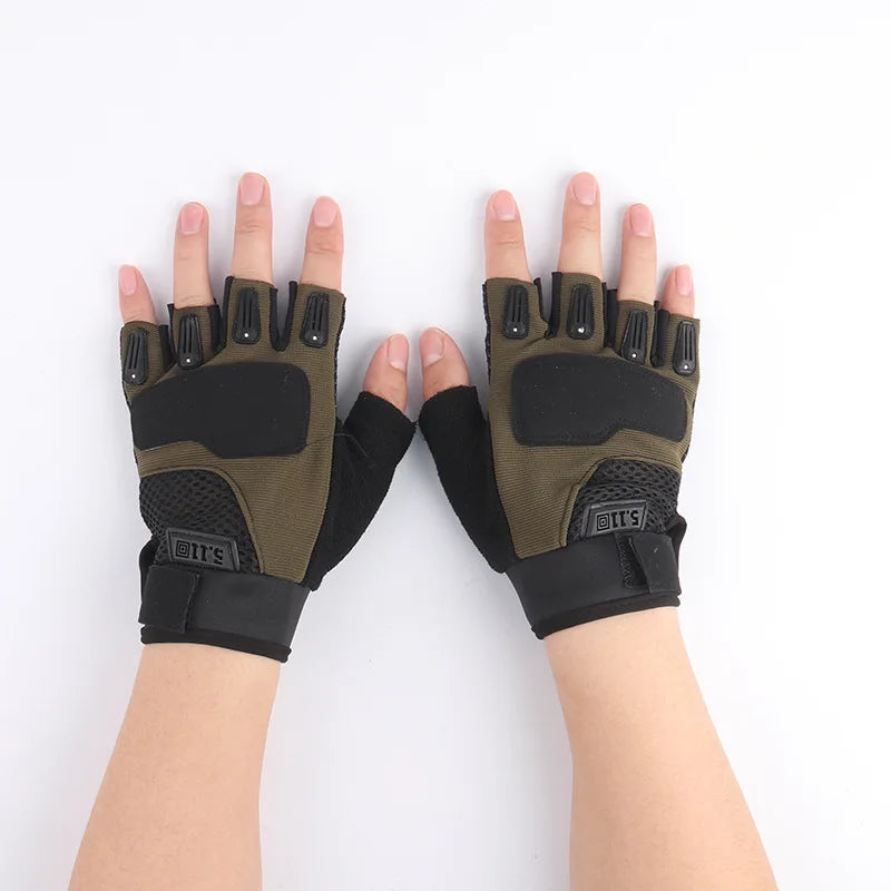 Tactical gloves, half finger riding, fitness, Yunda gloves,