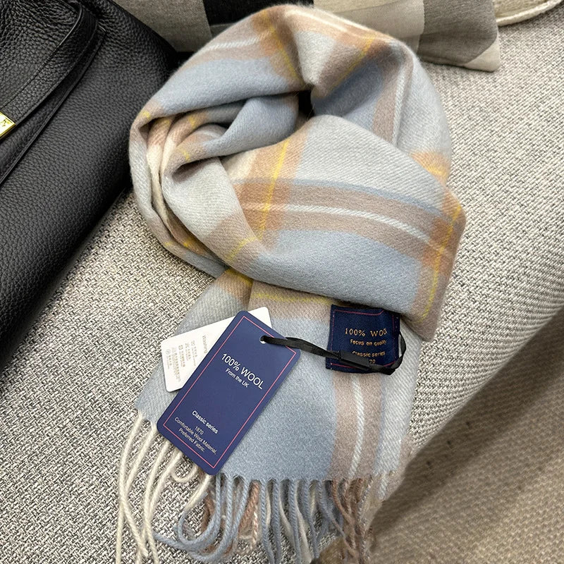 British Classic High Quality Australian Wool 100 Plaid