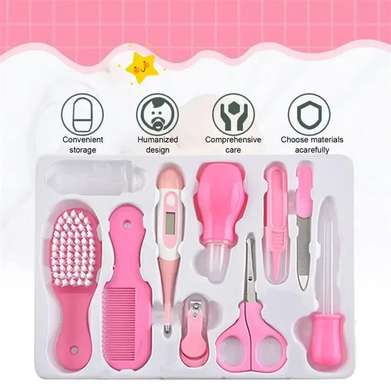 10PCS Baby Nail Trimmer Care Set Kid Hair