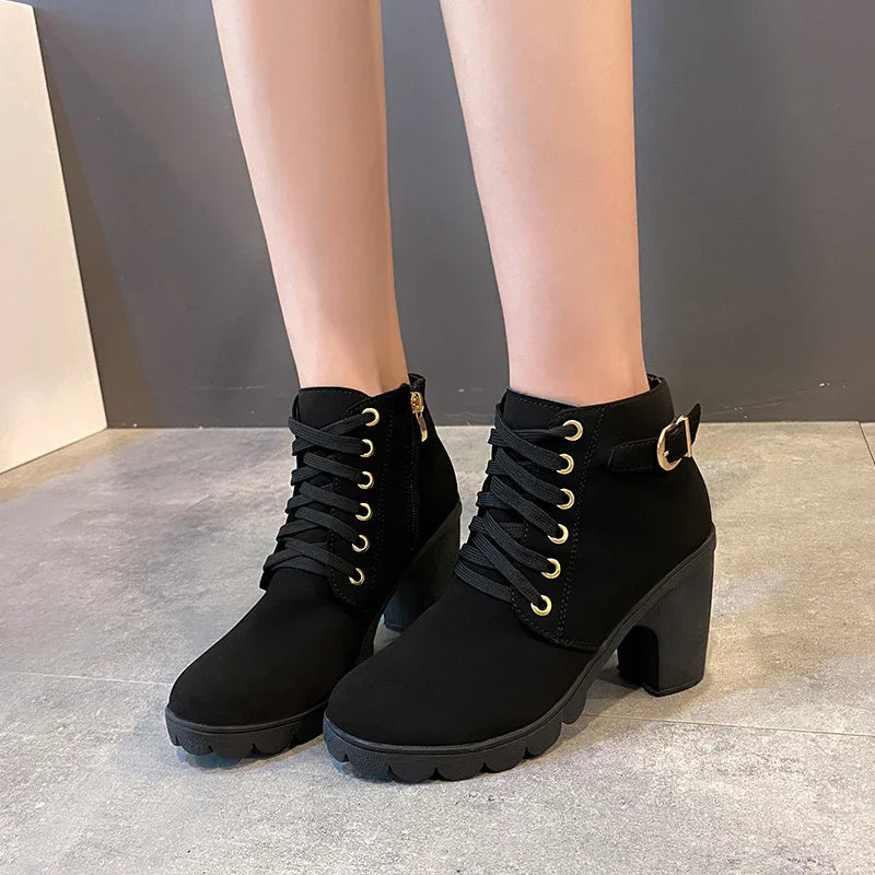 New Spring Winter Women Pumps Boots High Quality