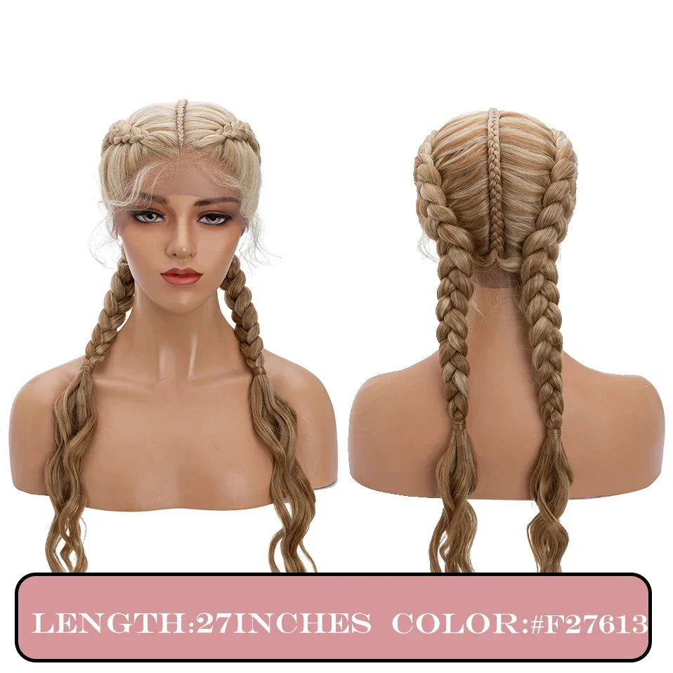 My-Lady Synthetic 27inches Lace Front Hair Wig Black