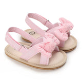 Girls' sandals Bowknot pearl sandals Children's sandals Toddler