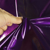Purple Thin Mirror Leather Patent Leather Fabric Clothing