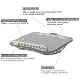 Multifunctional Portable Travel Laptop Desk Back Cushion High-density