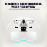 1Set 5 Lens Adjustable False Eyelash Loupe Headband