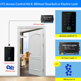 Tuya WIFI Fingerprint Access Control Kits Security Protection
