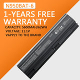 N950BAT-6 Laptop Battery For Hasee ZX7-CP5G ZX7-CT5DA ZX8-CT5DA