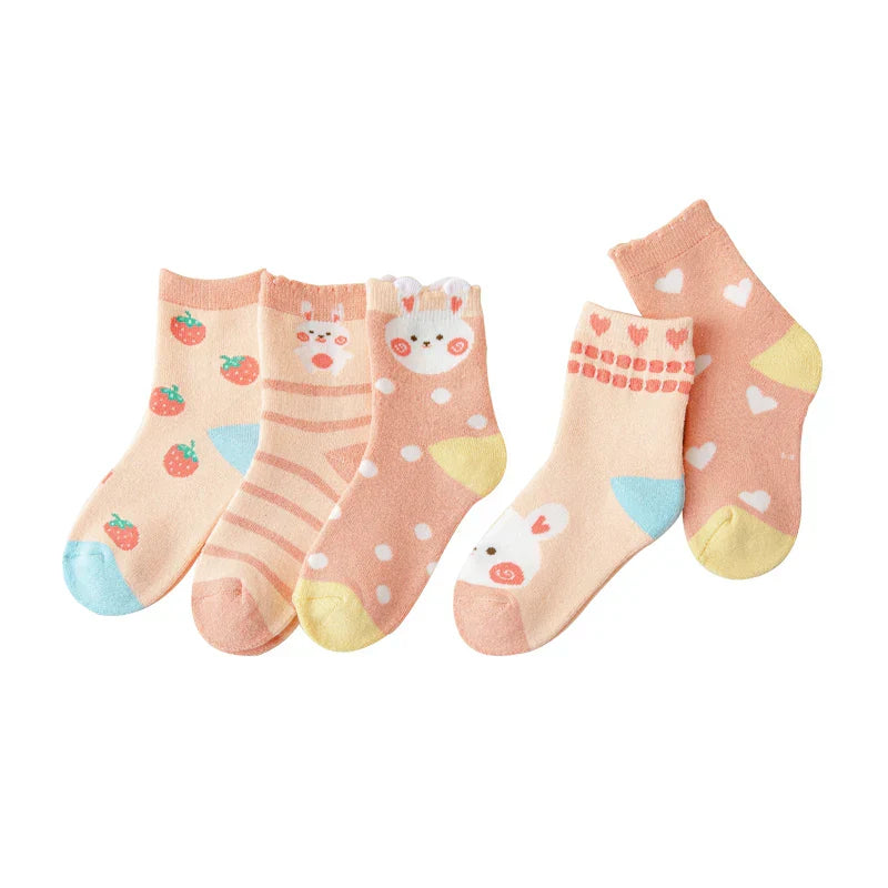 Kids Socks Girl Boy Fall Winter Thick Warm