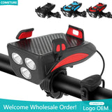 Bicycle Lights 4 in 1 USB Charging LED