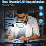 8X LED Magnifying Glass 3 Colour Modes 10