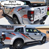 Car Stickers Pickup Side Body Decor Decals For Ford RANGER Raptor F150 Truck Graphics Vinyl Cover Auto Exterior Accessories