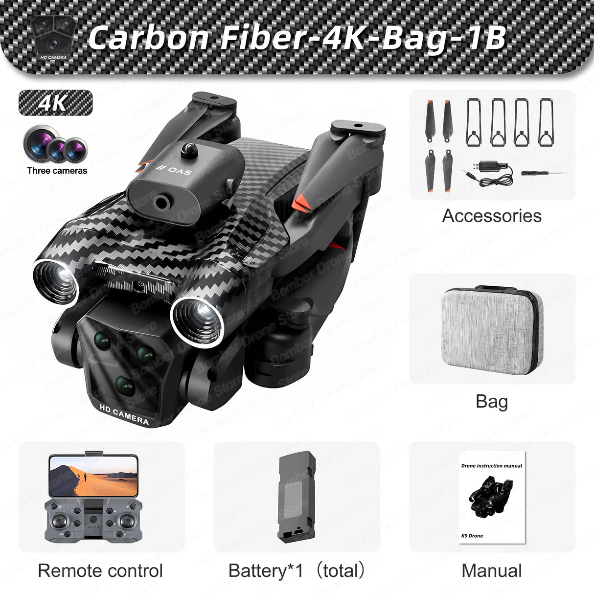 New K9Max RC Drone 4K Professinal 8K Wide