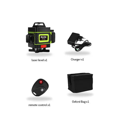 Laser Level 12/16 lines green line 3D/4D Self-Leveling