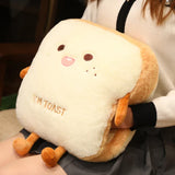 New 1pc 35cm Plush Bread Pillow Cute Simulation