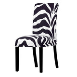 Printed Chair Cover Elastic Seat Chair Covers Removable