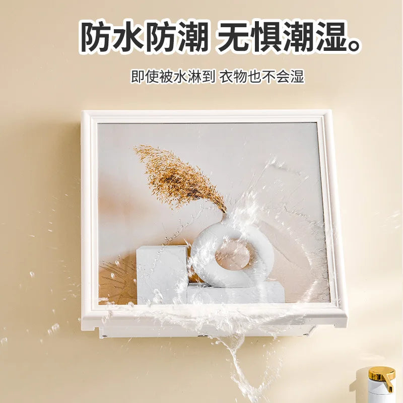 Bathroom Mural Storage Cabinets Bathroom Non Perforated Storage