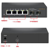 2.5Gbps Ethernet Switch 4 Port 2500Mbps Network Switcher