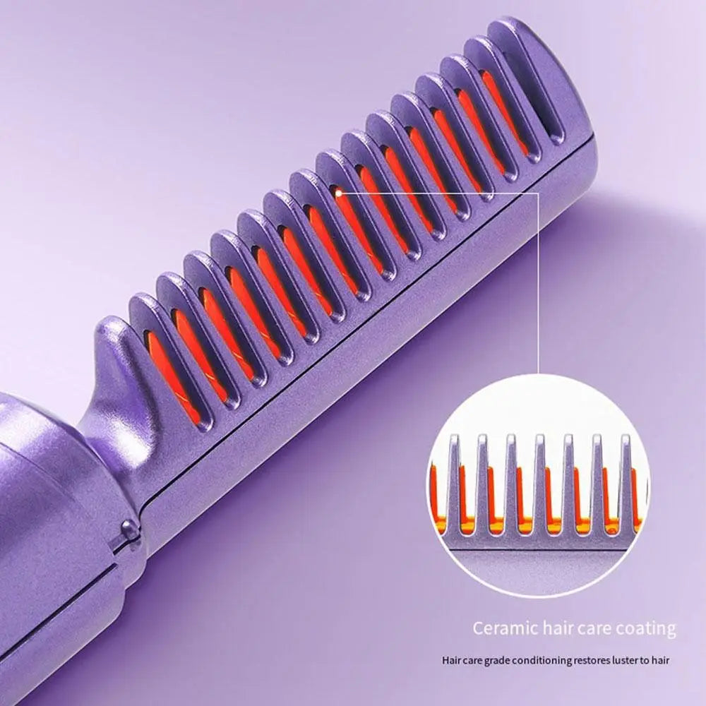 2 In 1 Lazy Wireless Hair Hot Comb