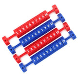 2pcs Durable Blue Red Plastic Scoring Units Counters