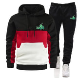 2024 Spring Autumn Men Tracksuit Patchwork color Sportswear