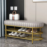 Nordic Shoe Bench Soft Cushion Multifunctional Shoe Rack