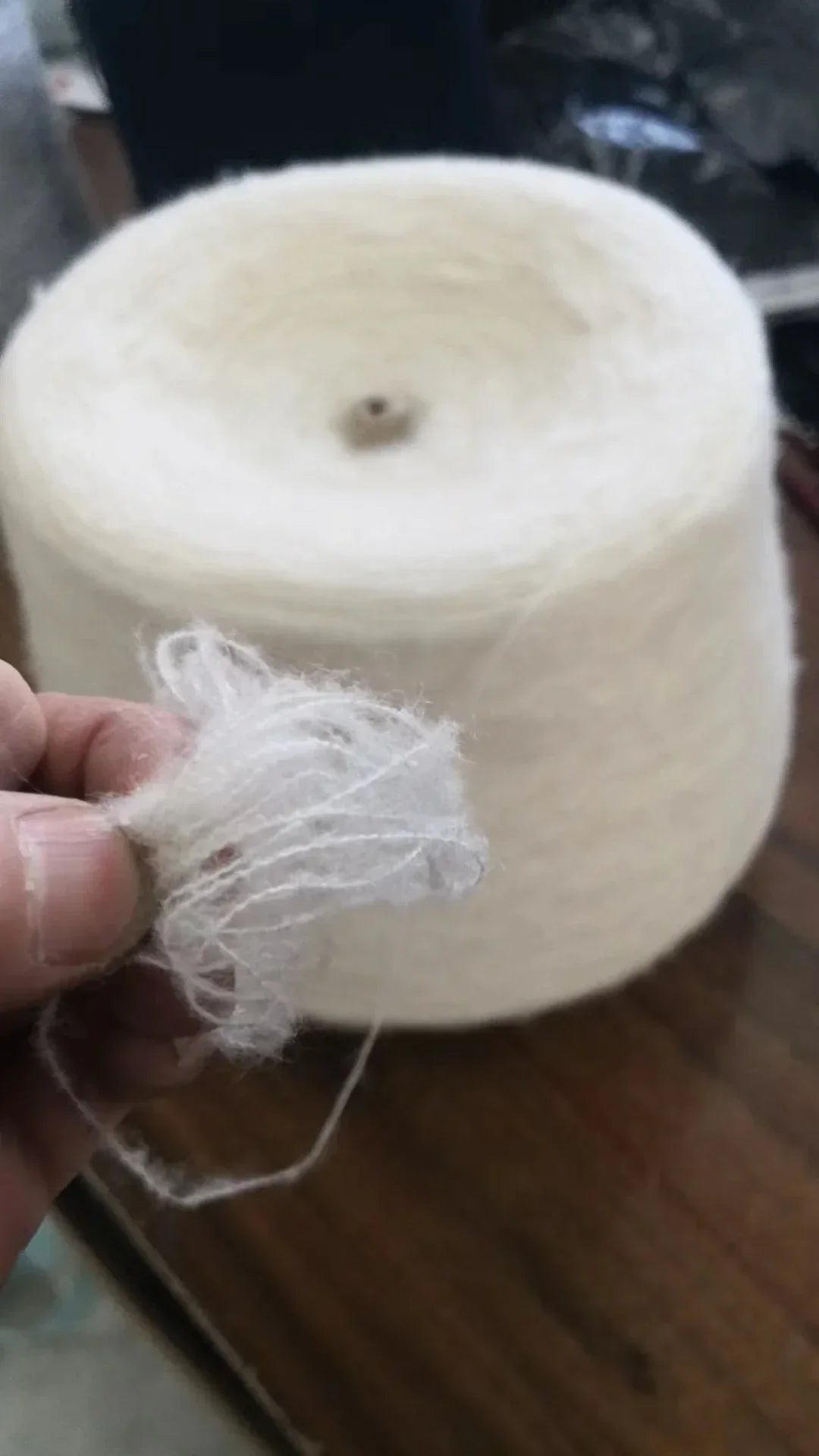 500g Mohair Silk Wool Yarn For Knitting Plush