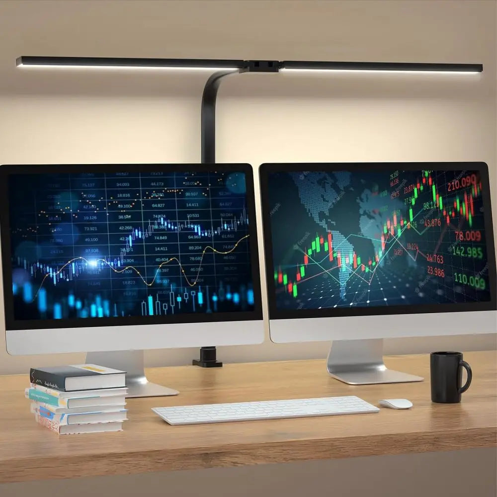 Double Head LED Clip Desk Lamp Architect Table