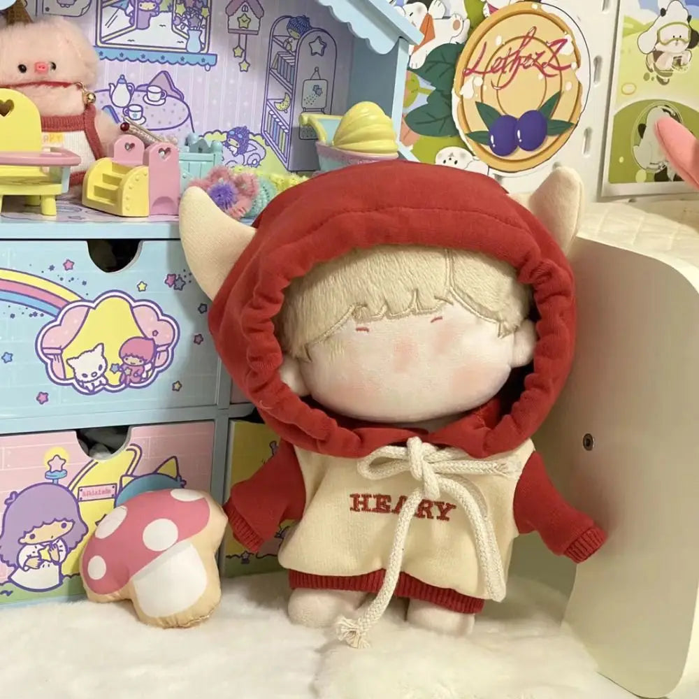 20CM Doll Clothes Ox Horn Sweather Color Match