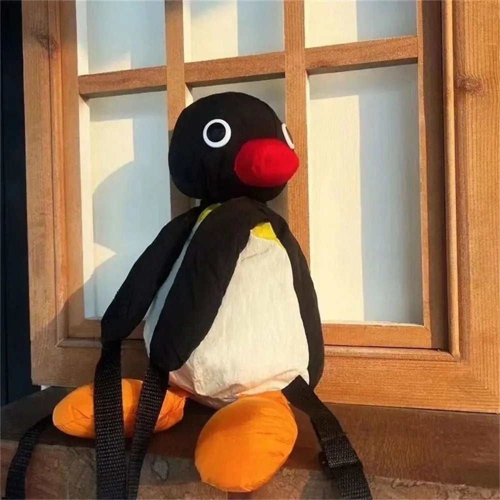 38cm Penguin Plush Backpack Cartoon Cute Penguin Plush