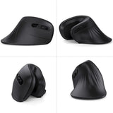 Bluetooth Ergonomic Mouse for Laptop PC Macbook Desktop