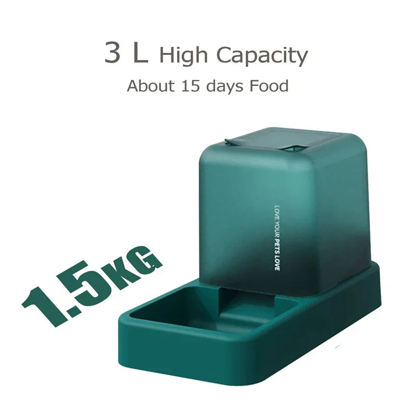 Benepaw Large Capacity Automatic Dog Feeder Water Dispenser