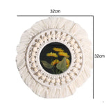 Macrame Wall Mirror Boho Round Mirrors Art Home