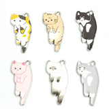 10pcs Kawaii Pet Kitten Enamel Charms for DIY