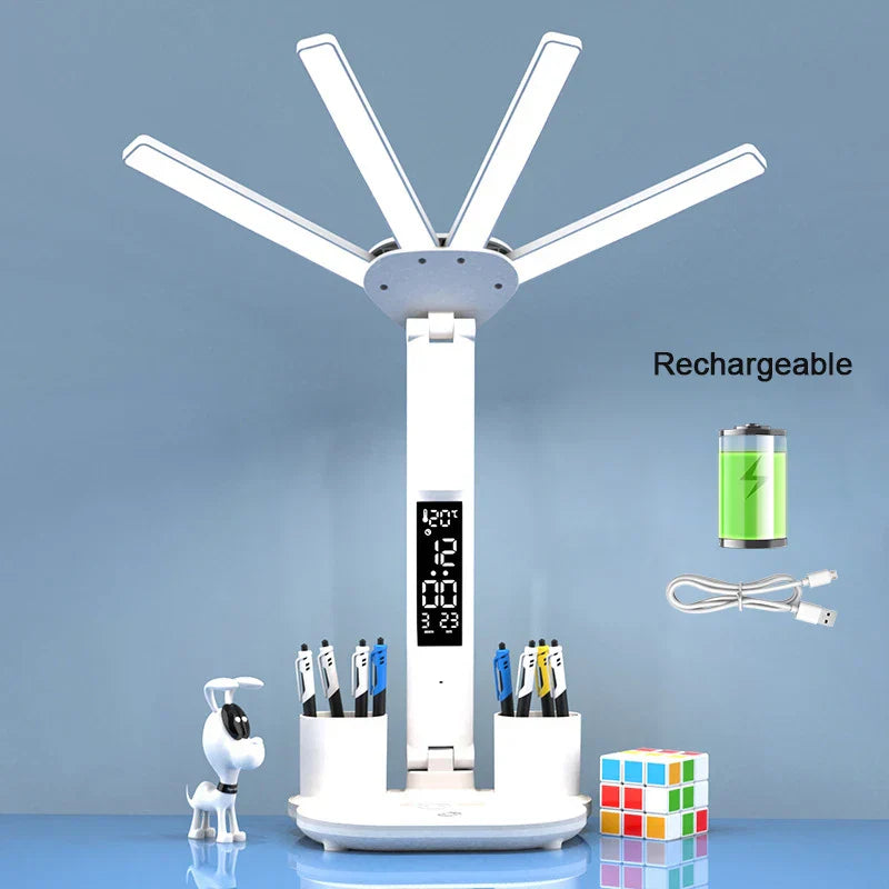 Rechargeable Table Lamp for Study, Desk Lamp Reading