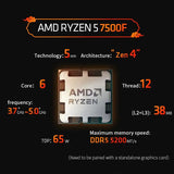 NEW AMD Ryzen 5 7500F R5 7500F 3.7GHz