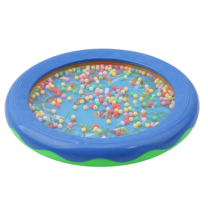 2PCS Kid Child Ocean Wave Bead Drum Gentle