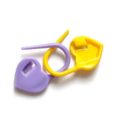 1set Color Plastic Locking Stitch Markers Marker Buckle