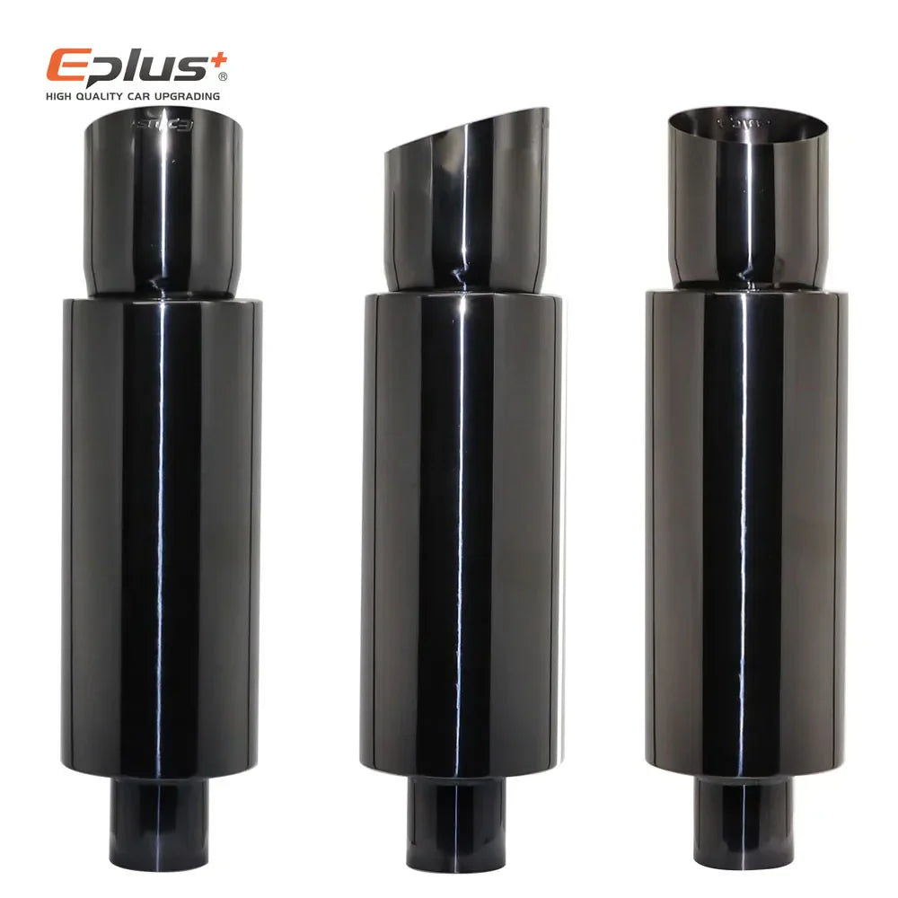 EPLUS Car Exhaust Straight Pipe Muffler Tail Pipe