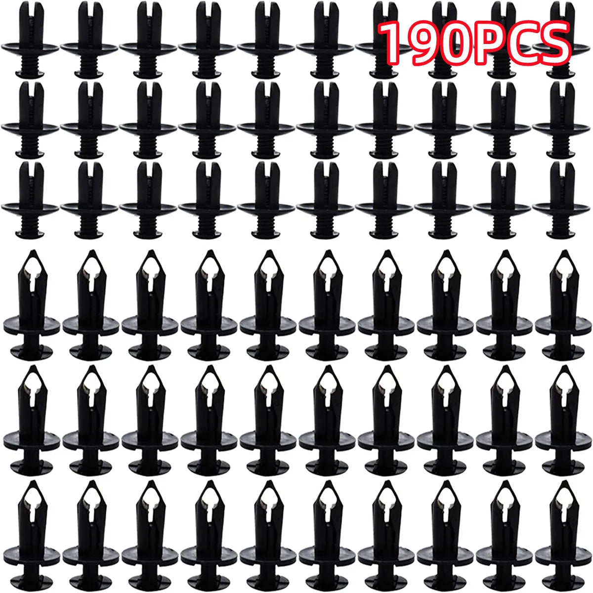 Car Push Retainer Clips Auto Fasteners Assortment Nylon