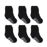 6 Pairs/Lot Fashion Children Socks Grip Crew Socks
