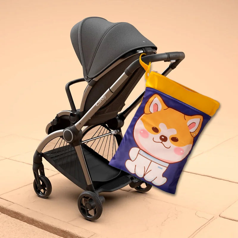 Waterproof Reusable Wet Dry Bags For Baby Cloth