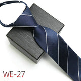 New Suit Business Zipper Tie for Man 48*7cm
