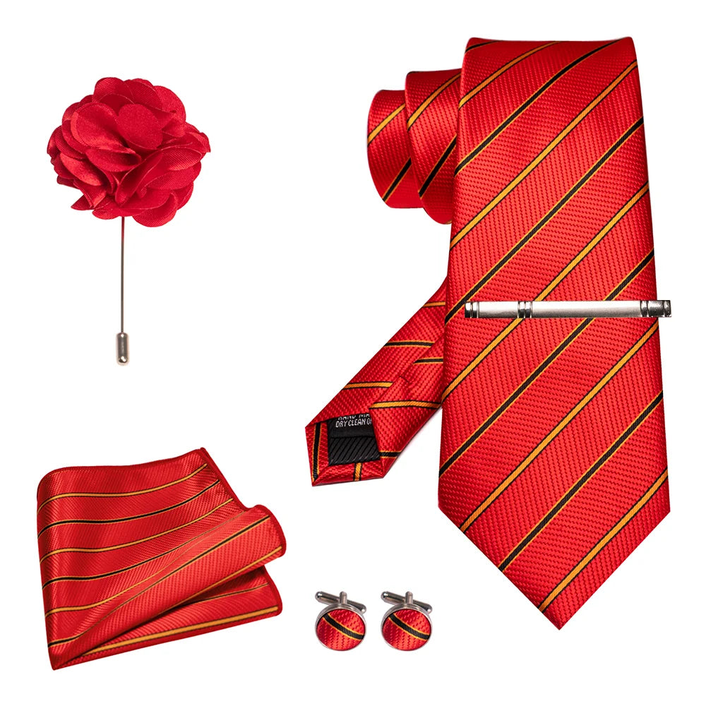 EASTEPIC 8 cm Red Blue Plaid Tie Paisley