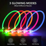 Led Usb Rechargeable Dog Collars Pet Luminous Collar