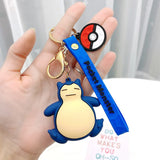Pokemon Keychain Anime Figures Pikachu Cartoon Key Chain