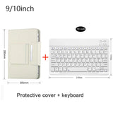 Universal Wireless Bluetooth Keyboard with Leather Case Stand
